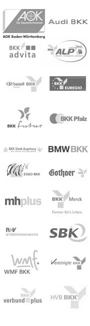 Logos unserer partner Krankenkassen